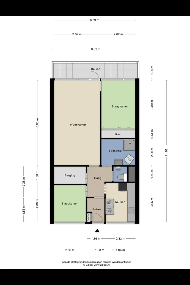Plattegrond 1 van Swadenburg 36