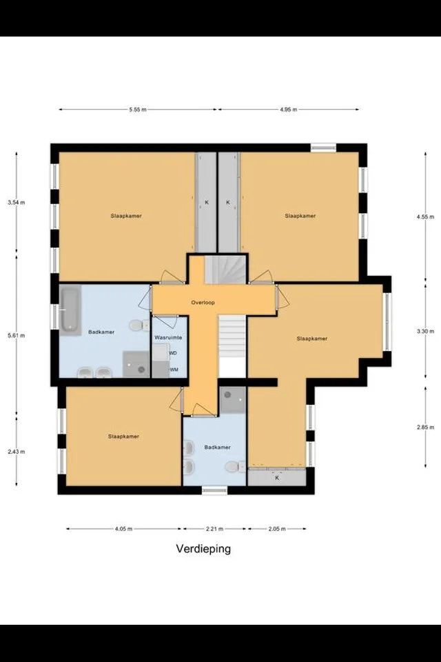 Plattegrond 2 van Schepenlaan 9
