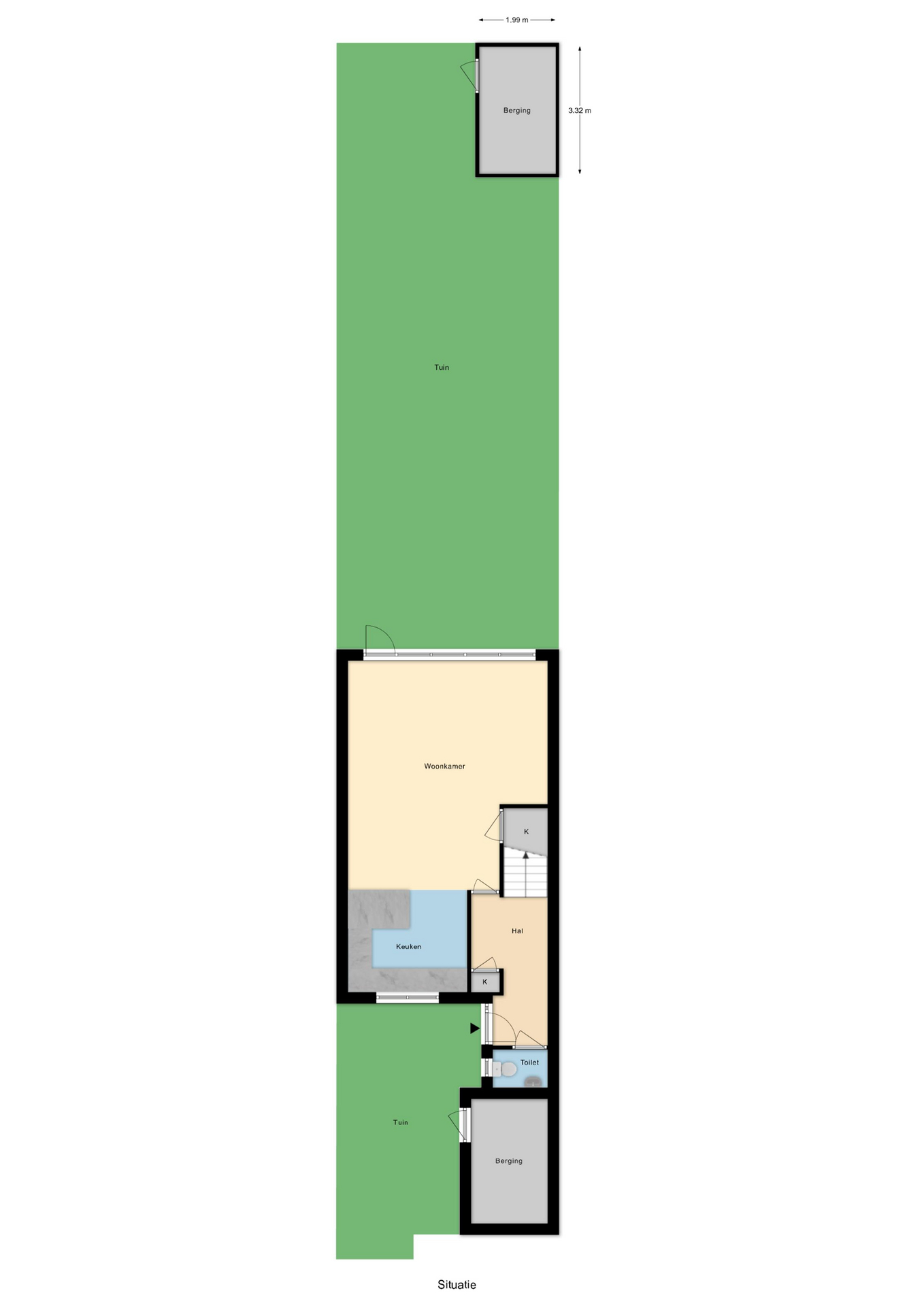 Plattegrond 1 van Maasdal 21