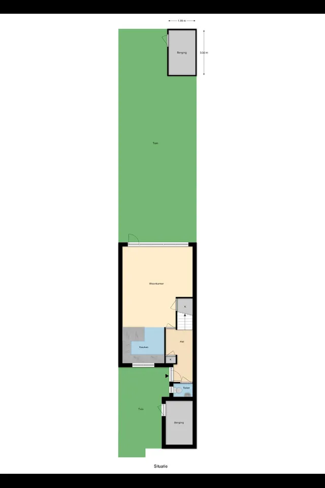 Plattegrond 1 van Maasdal 21