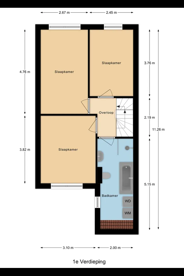 Plattegrond 3 van Maasdal 21