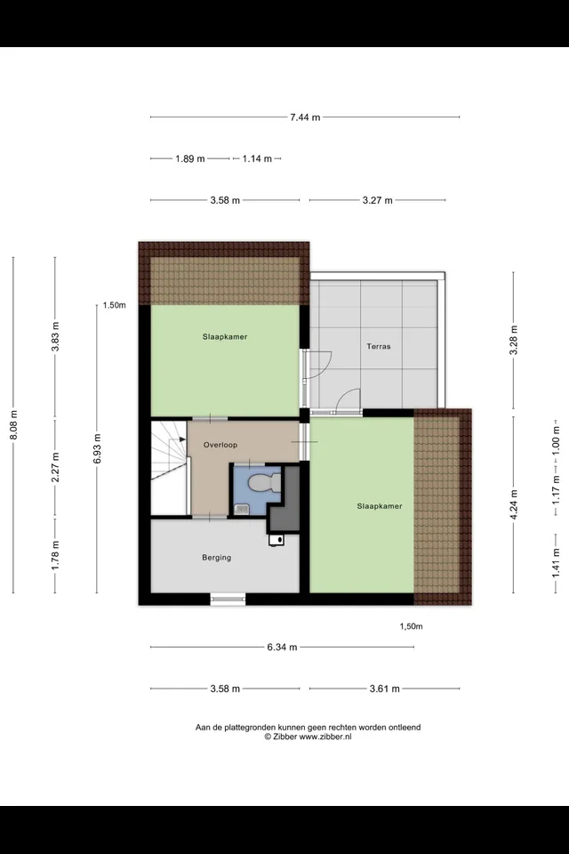 Plattegrond 2 van Bodegraafsestraatweg 1-501