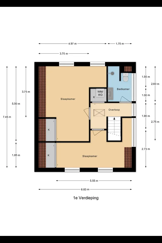 Plattegrond 2 van Kerkweg 58