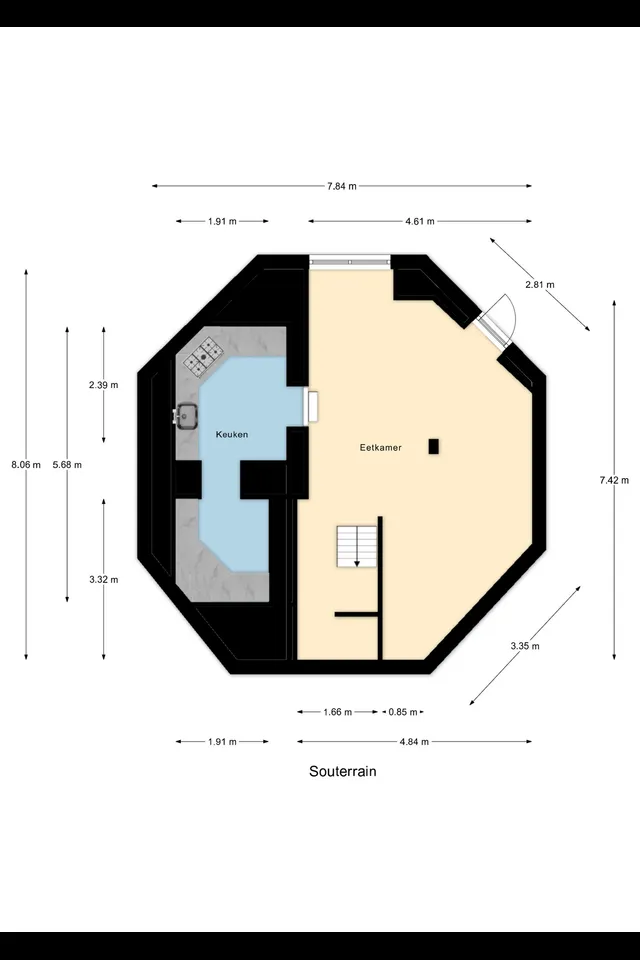 Plattegrond 3 van West Ringdijk 52