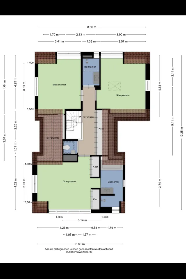 Plattegrond 3 van Platteweg 37