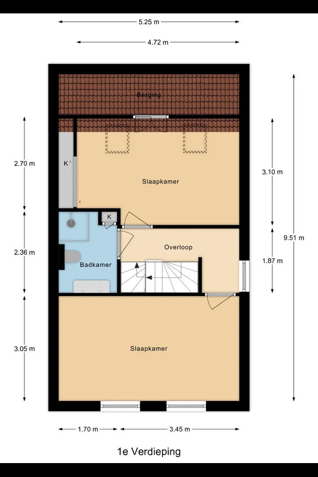 Plattegrond 2 van Abraham van der Hulststraat 7