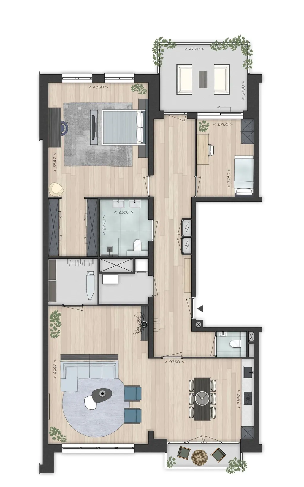 Plattegrond 1 van The Yard II - Blok B (Brisbane)