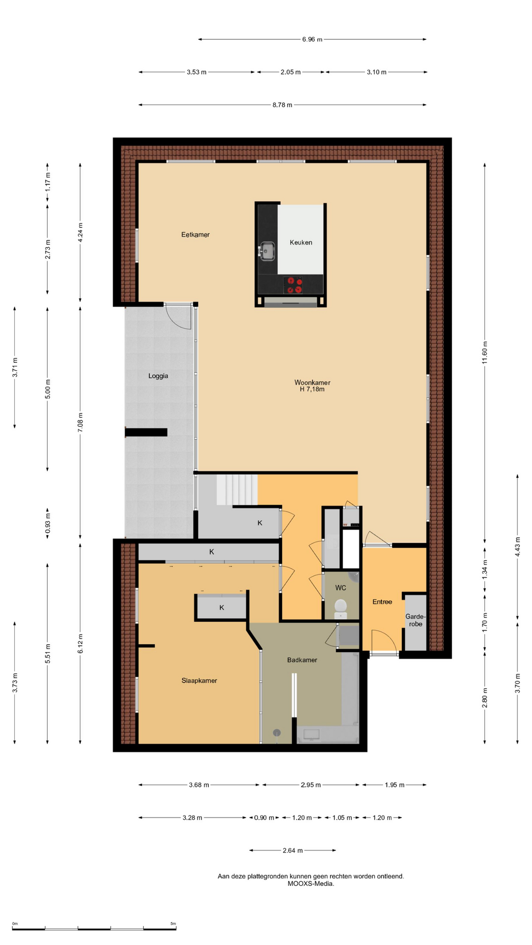 Plattegrond 1 van H.B.S.Laan 26