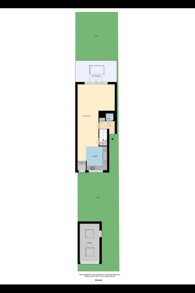 Plattegrond 1 van Capelseweg 534