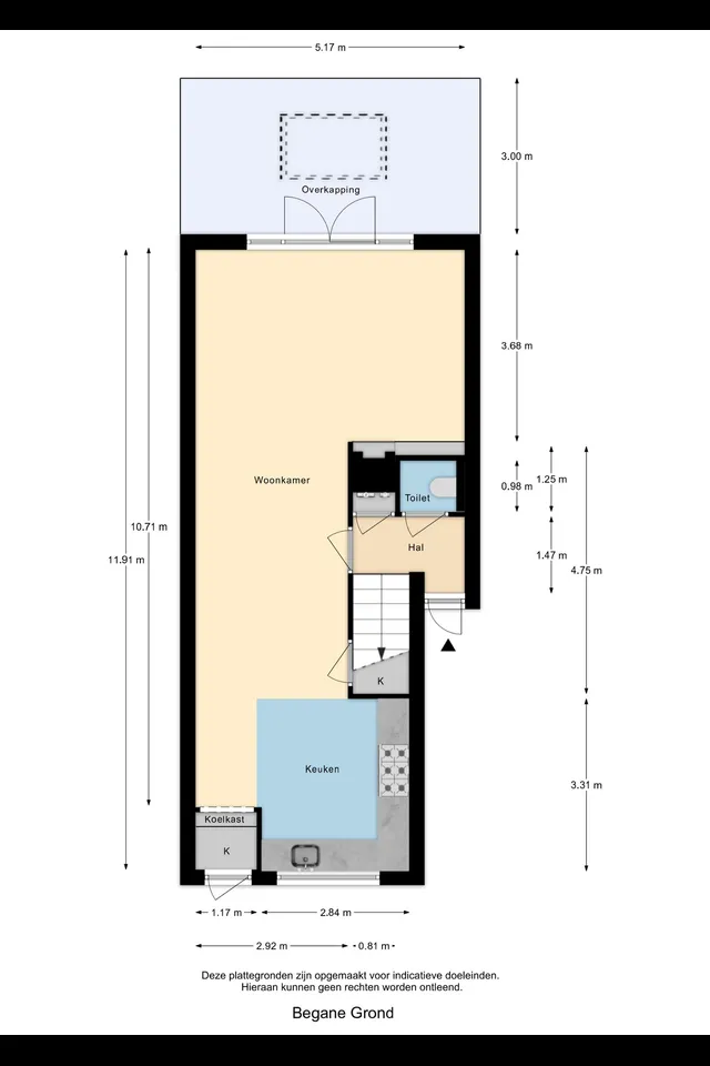 Plattegrond 2 van Capelseweg 534
