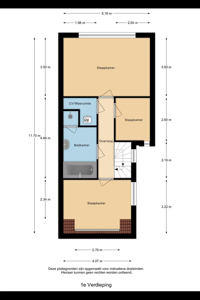 Plattegrond 3 van Capelseweg 534