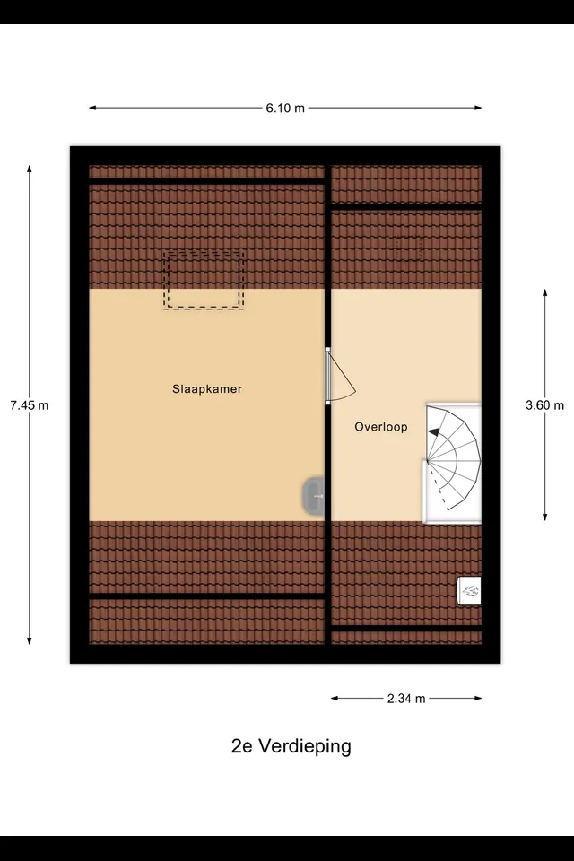 Plattegrond 3 van Gerard van Voornestraat 55