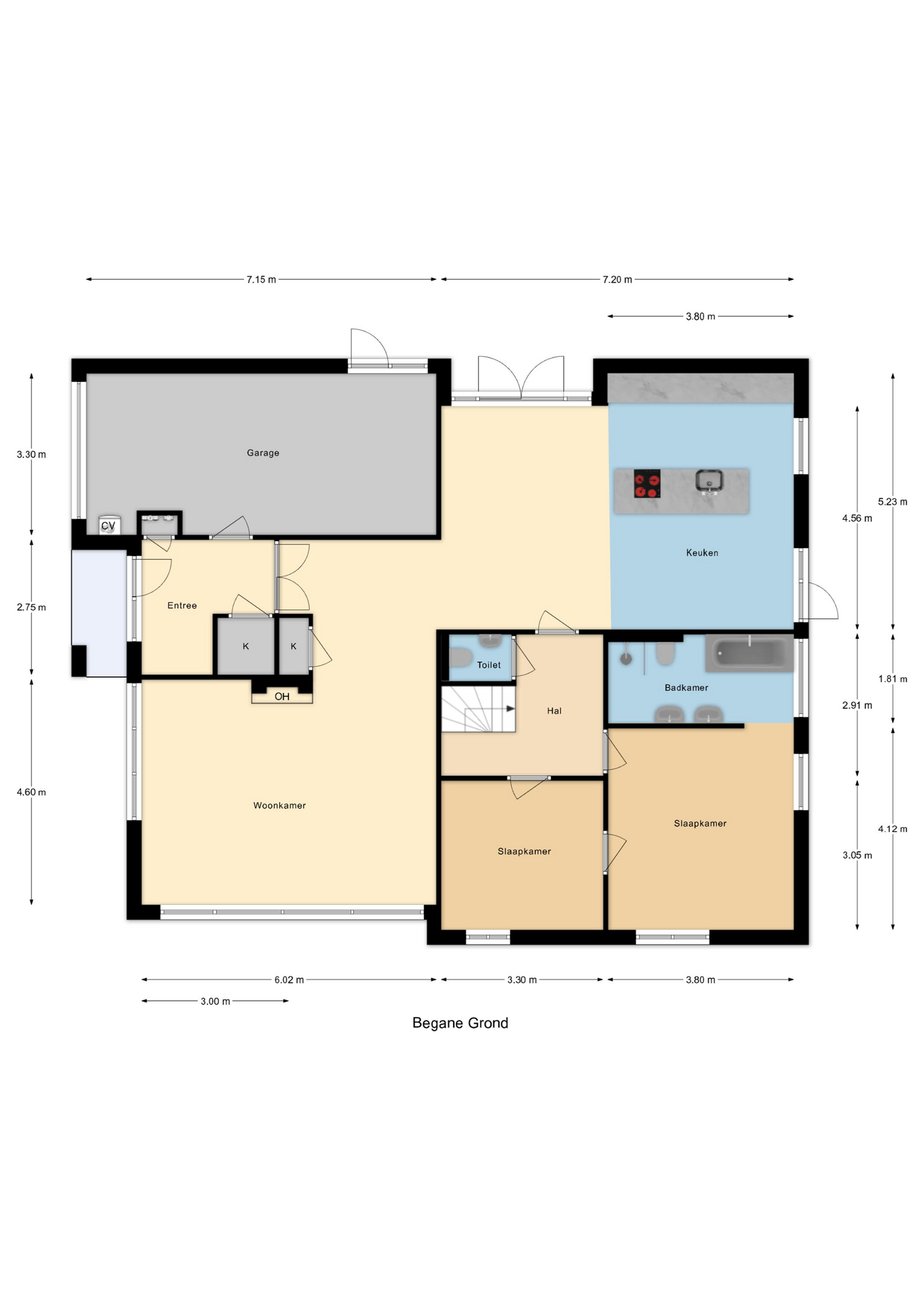 Plattegrond 1 van Fazantenlaan 25
