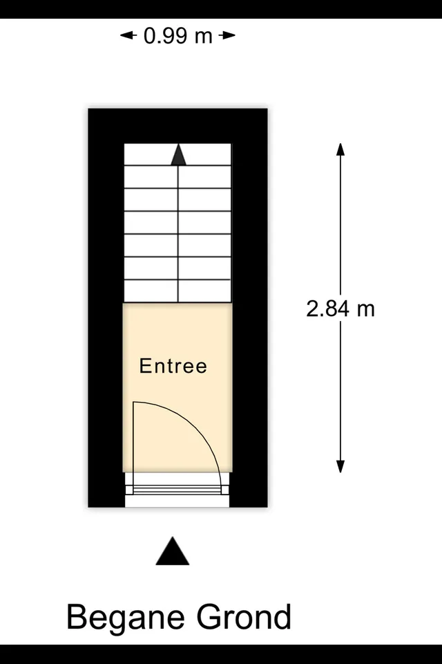 Plattegrond 1 van Rochussenstraat 195B 02