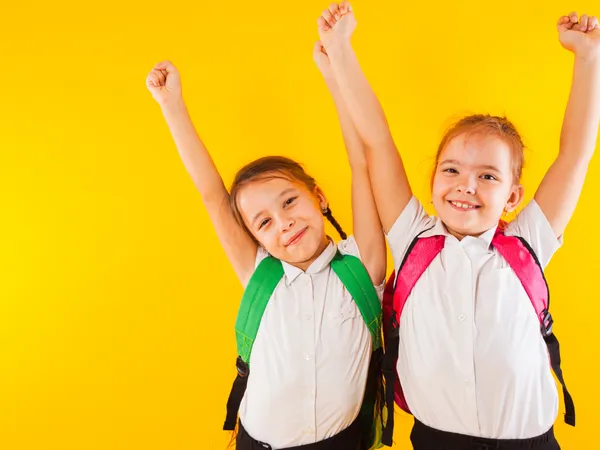 kinderen die naar school gaan op Curacao
