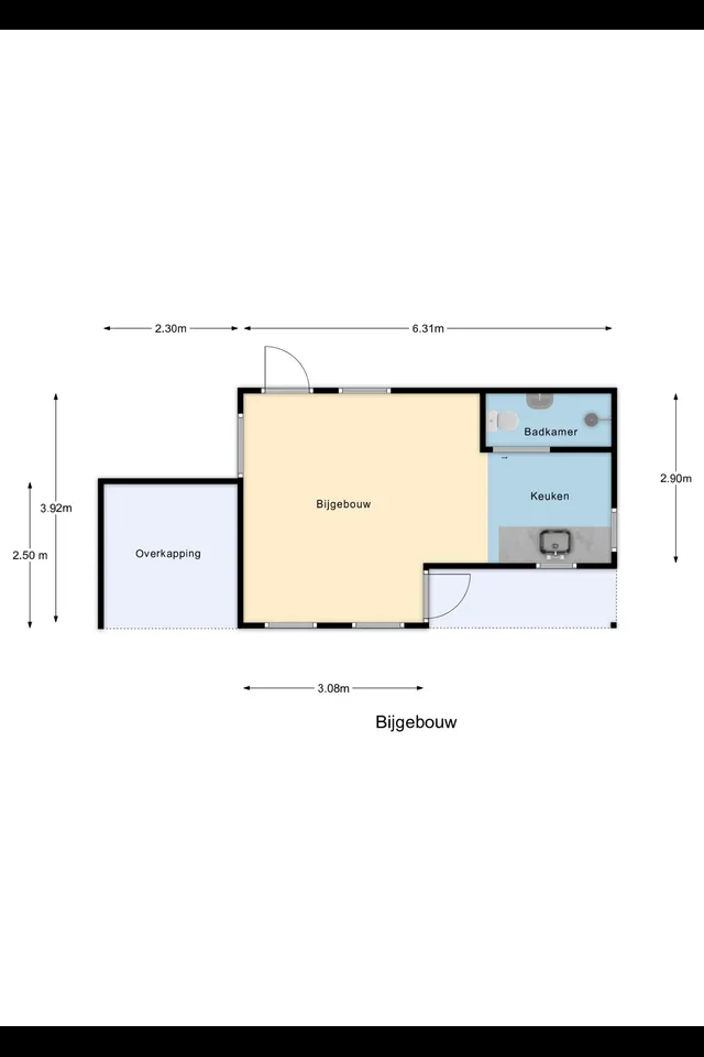 Plattegrond 4 van Dijkweg 4