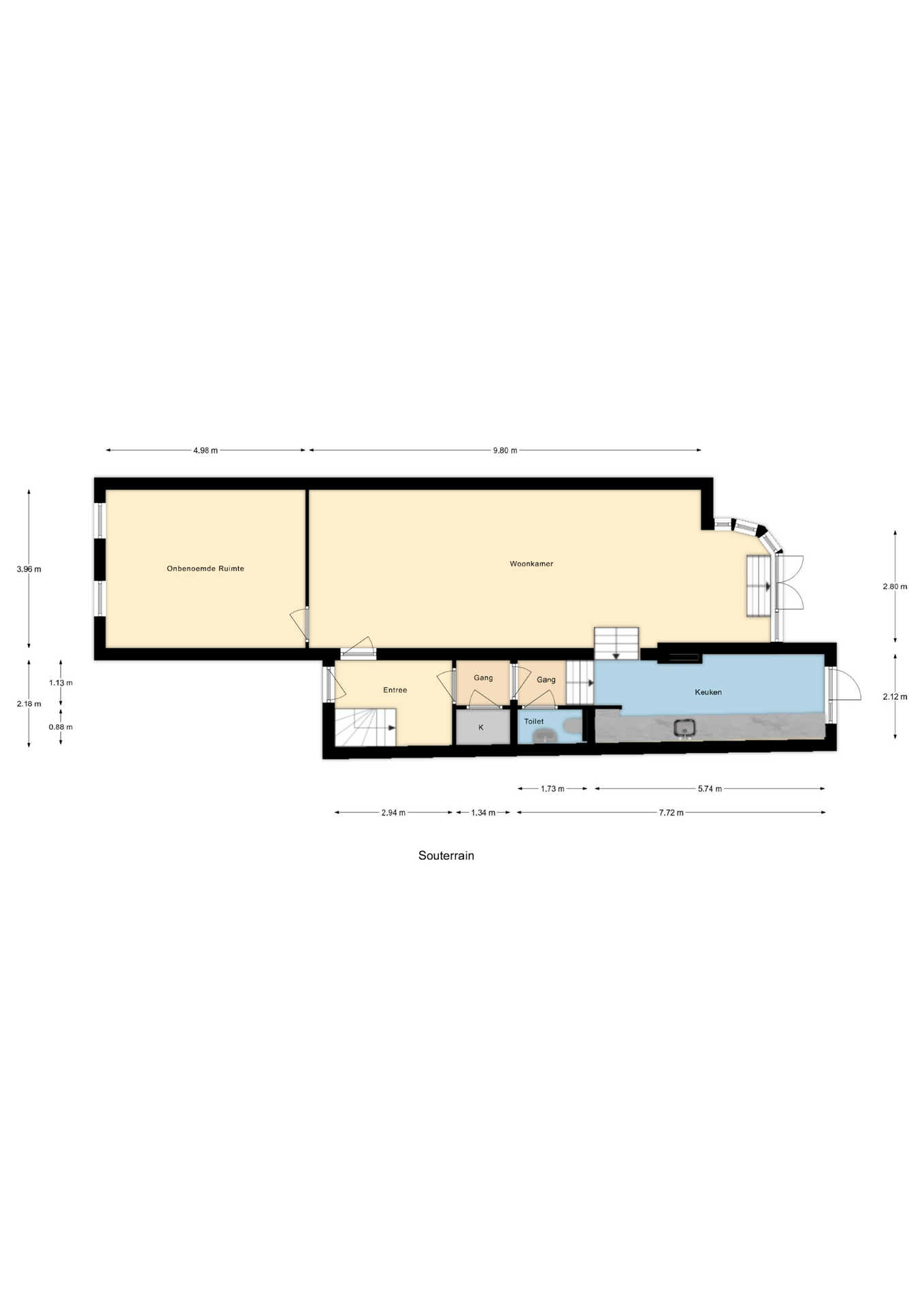 Plattegrond 1 van Heemraadssingel 186A