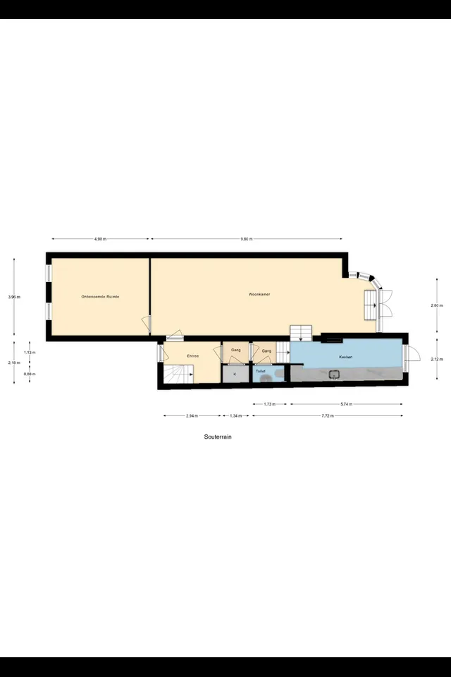 Plattegrond 1 van Heemraadssingel 186A