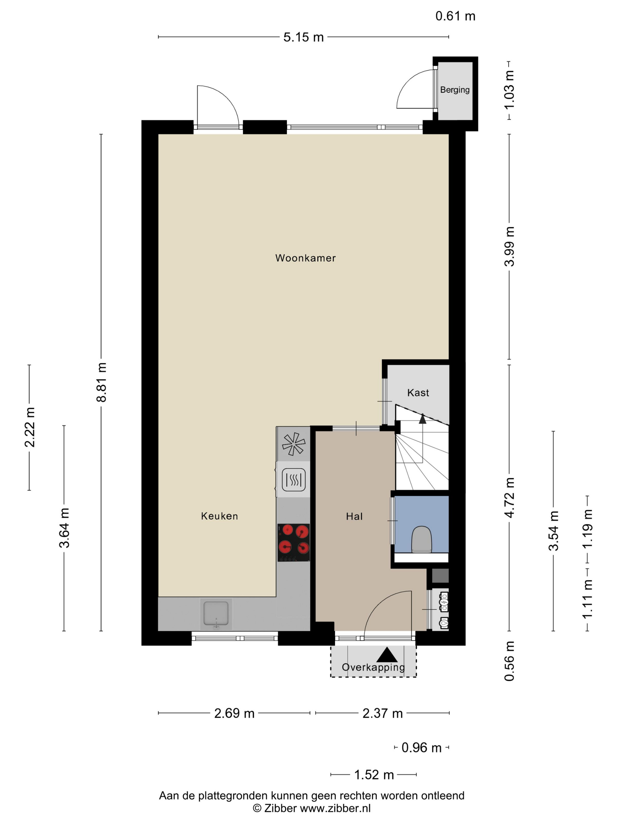 Plattegrond 1 van Aakwerf 8