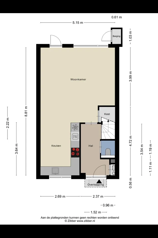 Plattegrond 1 van Aakwerf 8