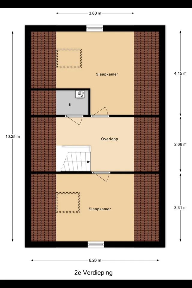 Plattegrond 3 van Rialaan 22a
