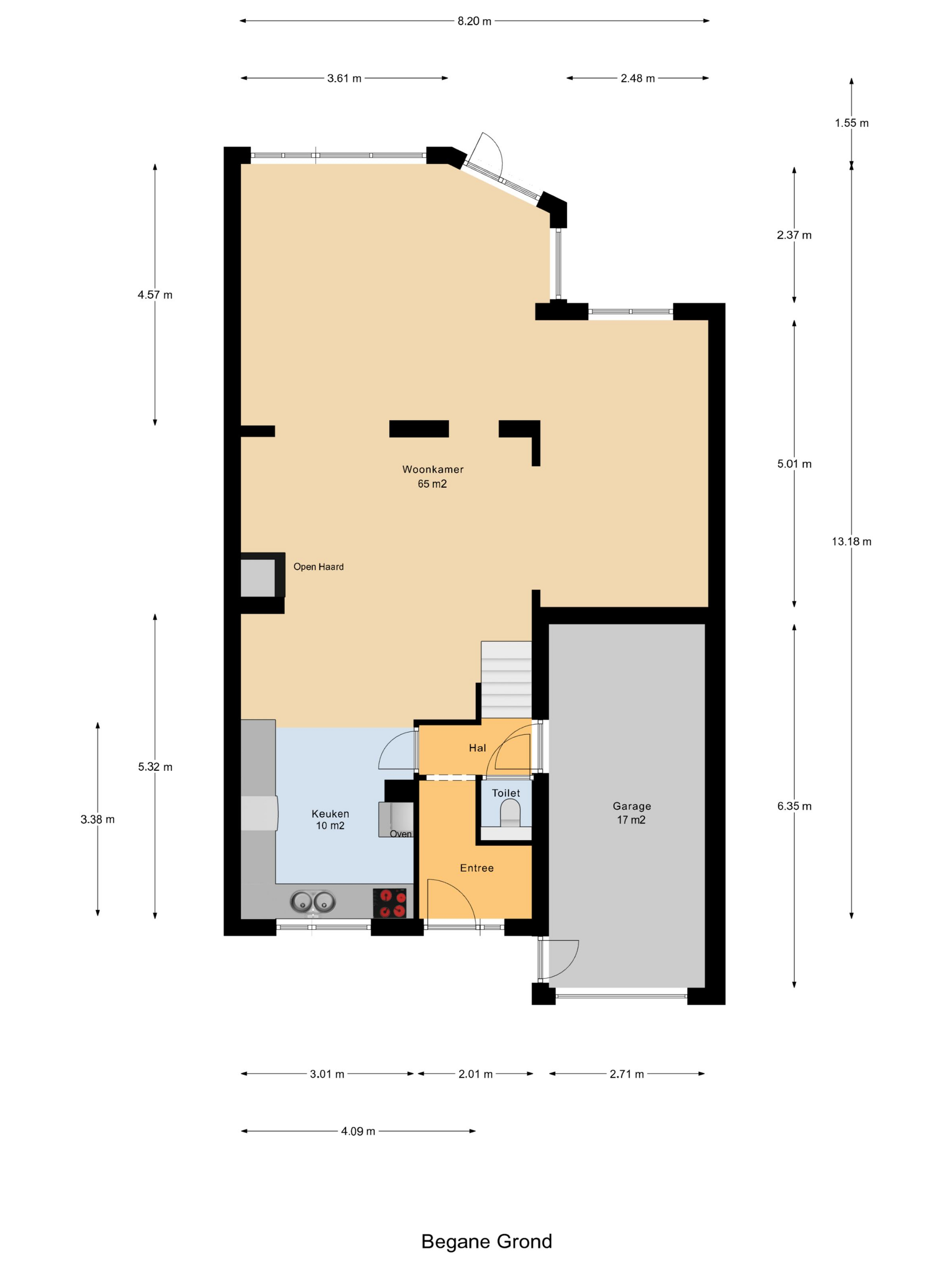 Plattegrond 1 van Land voor Water 37