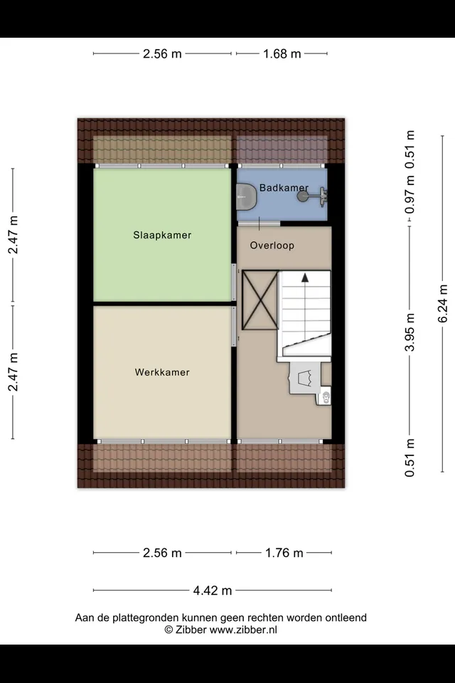 Plattegrond 2 van Tollensstraat 14