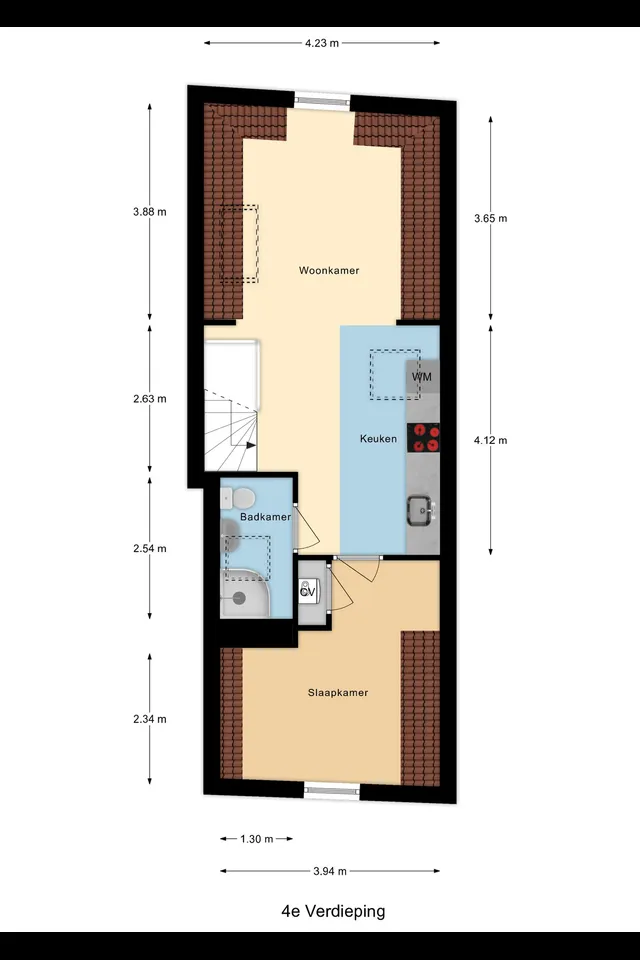 Plattegrond 2 van IJsclubstraat 19A 03