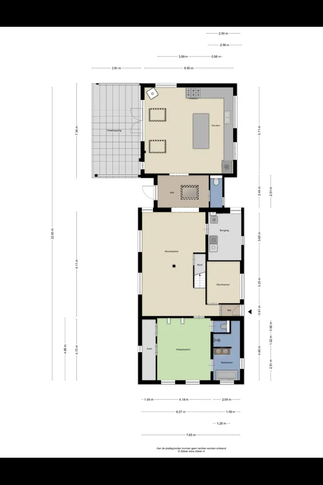 Plattegrond 1 van Oud-Bodegraafseweg 101