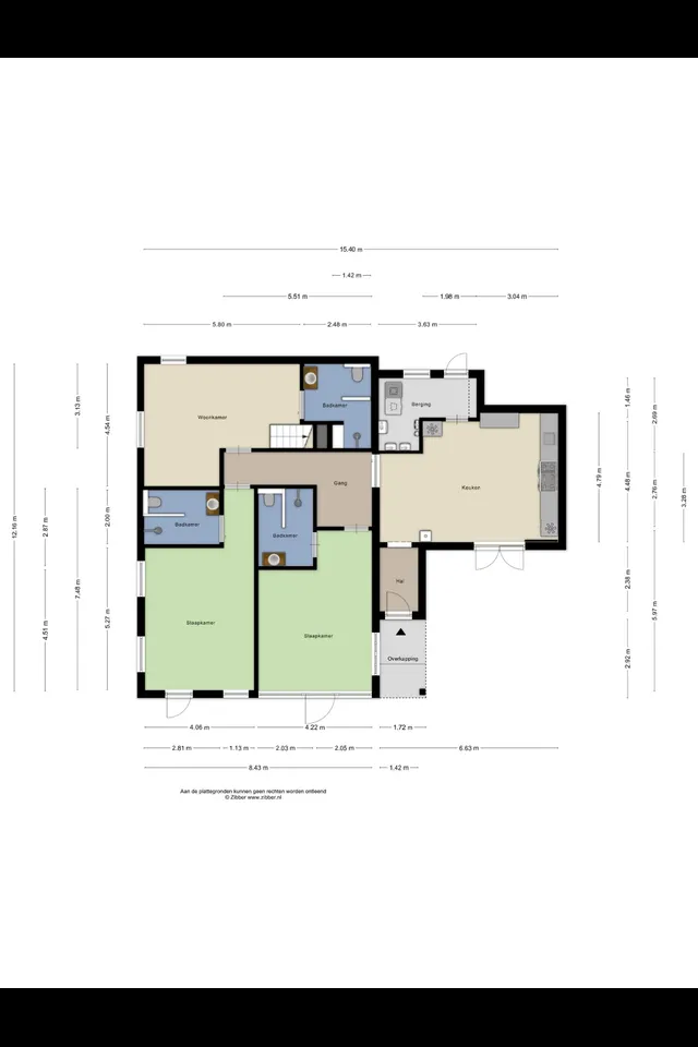 Plattegrond 4 van Oud-Bodegraafseweg 101
