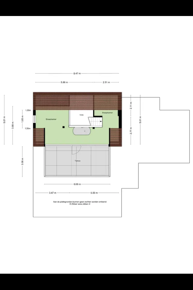 Plattegrond 5 van Oud-Bodegraafseweg 101