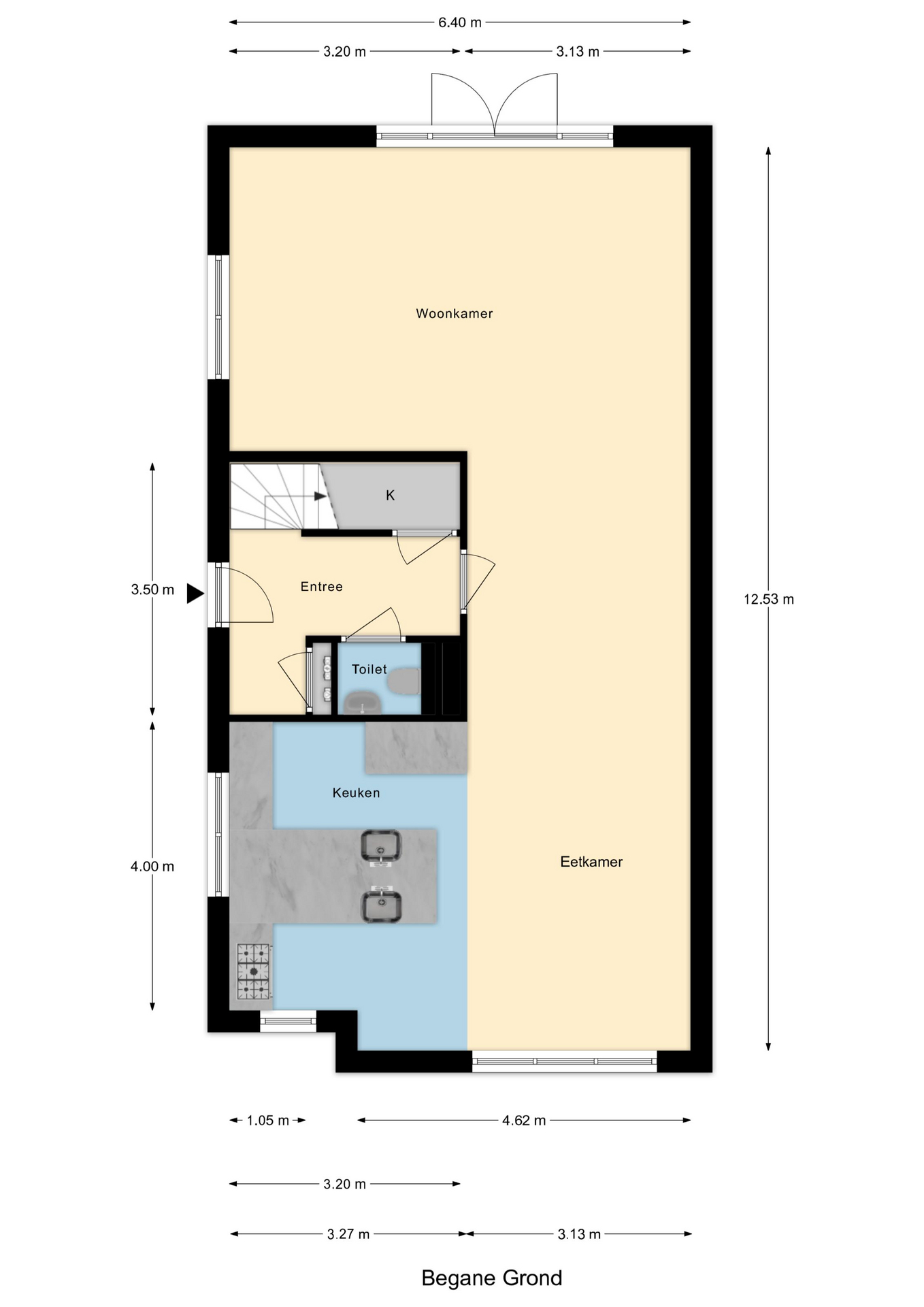 Plattegrond 1 van Vlinderslag 72