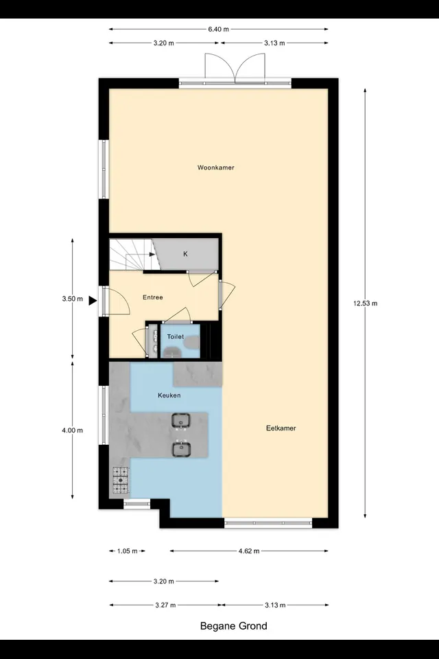 Plattegrond 1 van Vlinderslag 72