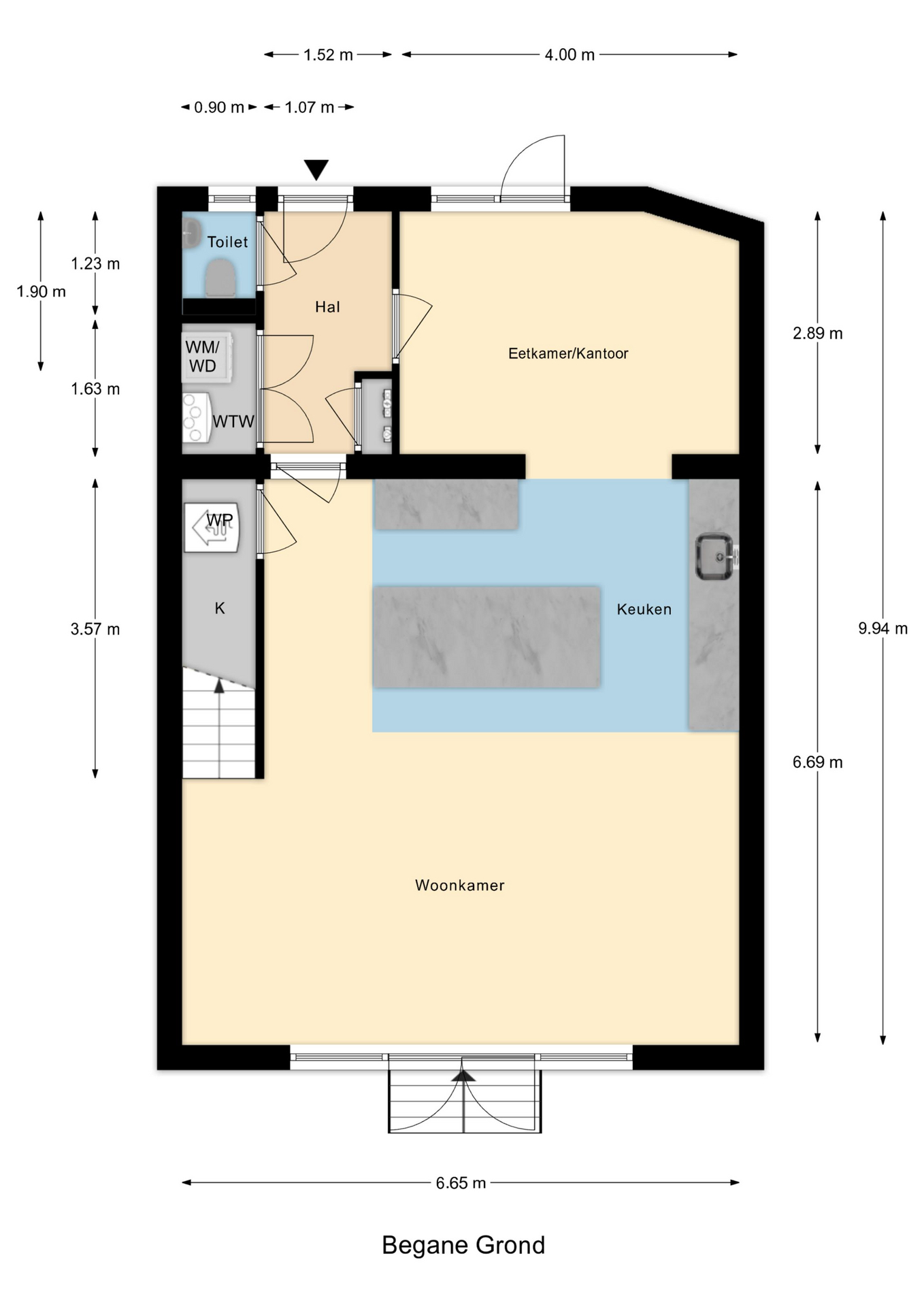 Plattegrond 1 van Abraham van den Boshof 4