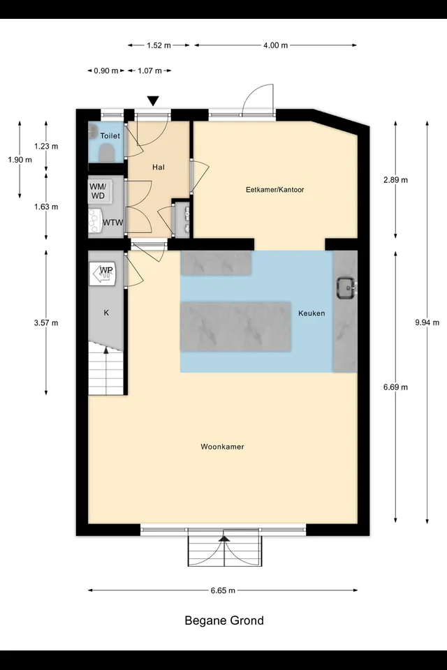 Plattegrond 1 van Abraham van den Boshof 4