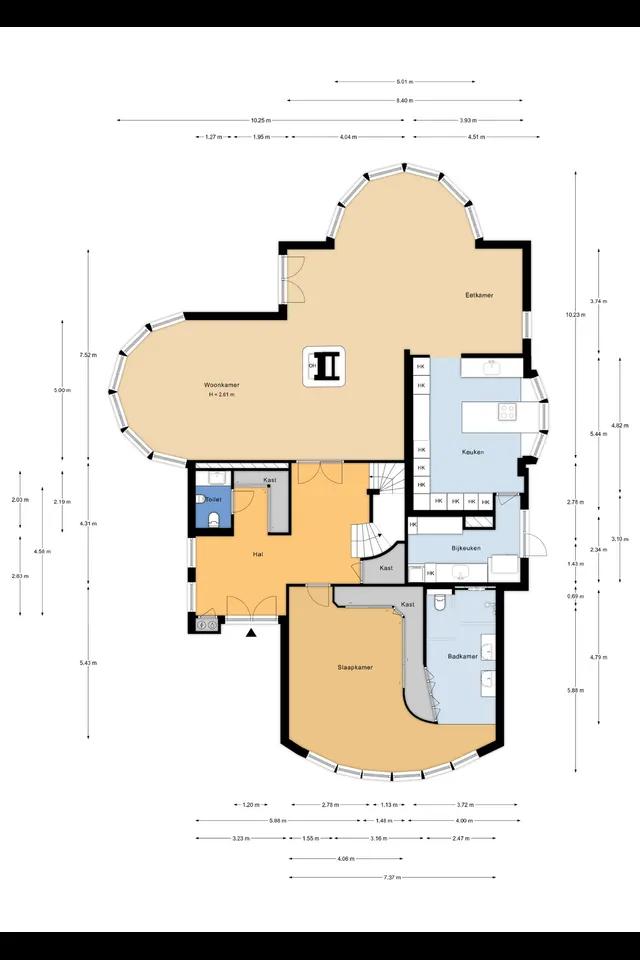 Plattegrond 2 van Muisbroekseweg 25