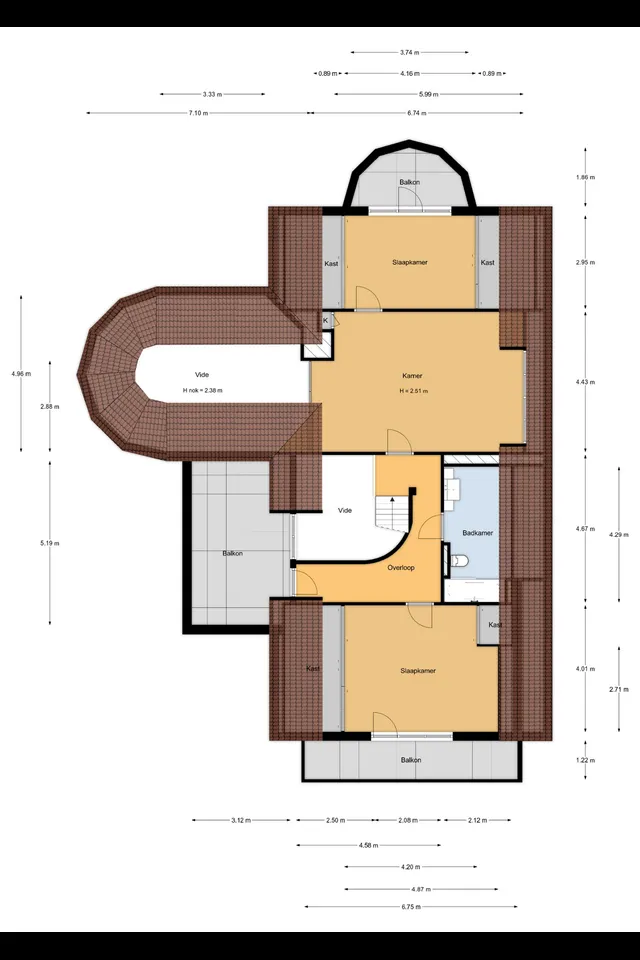 Plattegrond 3 van Muisbroekseweg 25