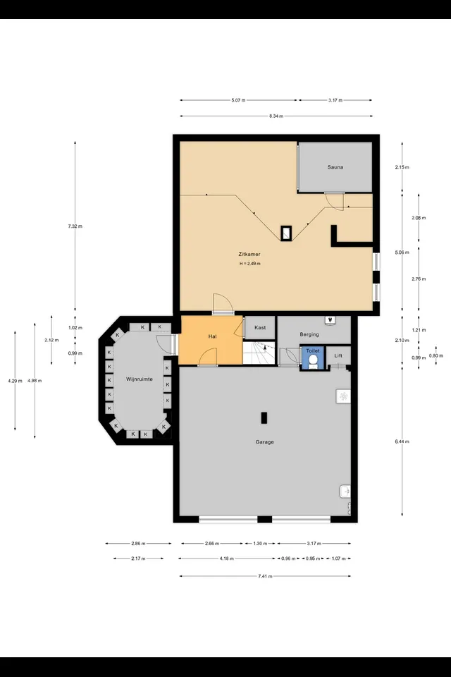 Plattegrond 4 van Muisbroekseweg 25