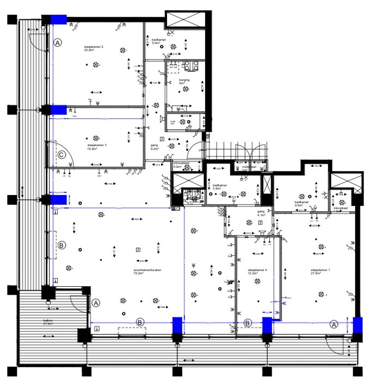 Plattegrond 1 van Rodezand 3C 43