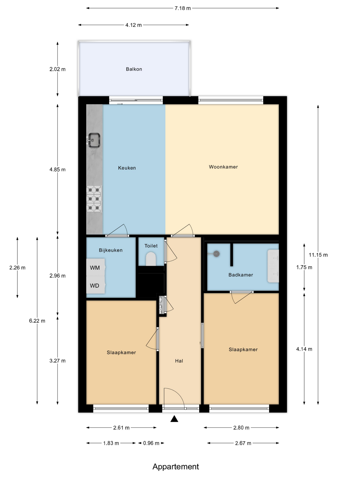 Plattegrond 1 van Hazenleger 31