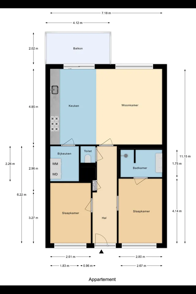 Plattegrond 1 van Hazenleger 31