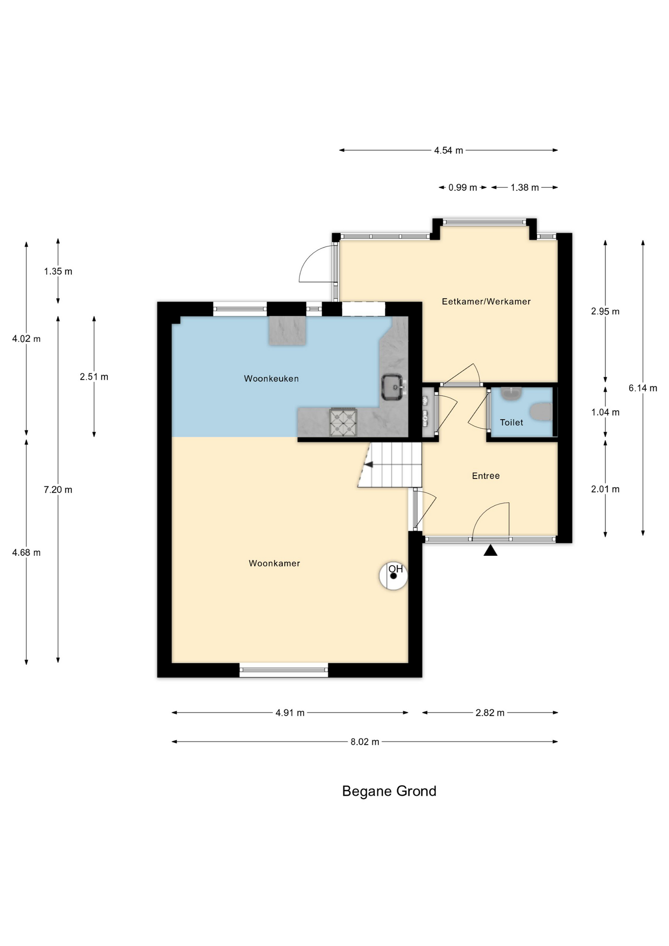 Plattegrond 1 van Drost IJsermansingel 5