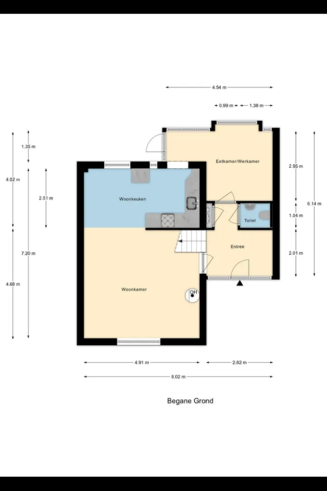 Plattegrond 1 van Drost IJsermansingel 5