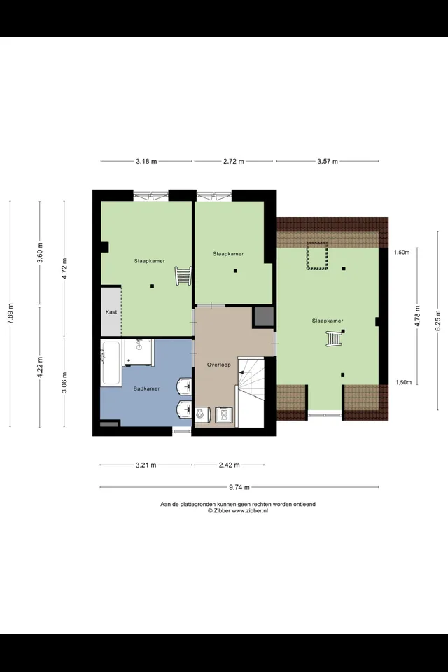 Plattegrond 3 van Citroenvlinderstraat 16