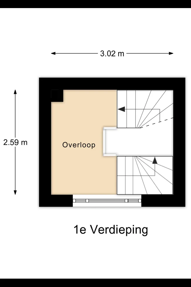 Plattegrond 2 van Alan Turingstraat 5