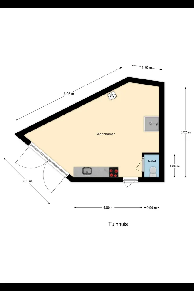 Plattegrond 2 van Zalmlaan 8