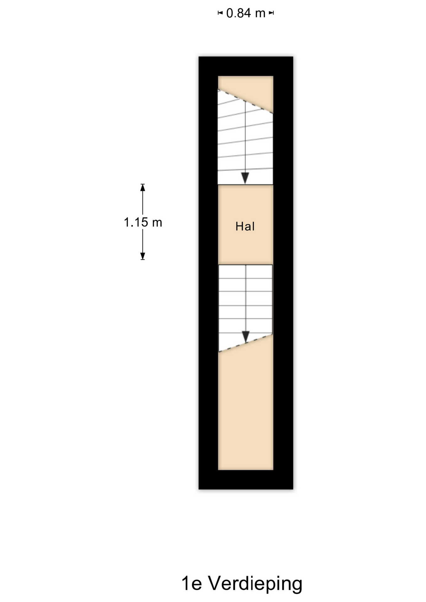 Plattegrond 1 van Schiedamseweg 4A 02