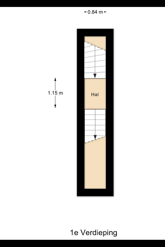 Plattegrond 1 van Schiedamseweg 4A 02