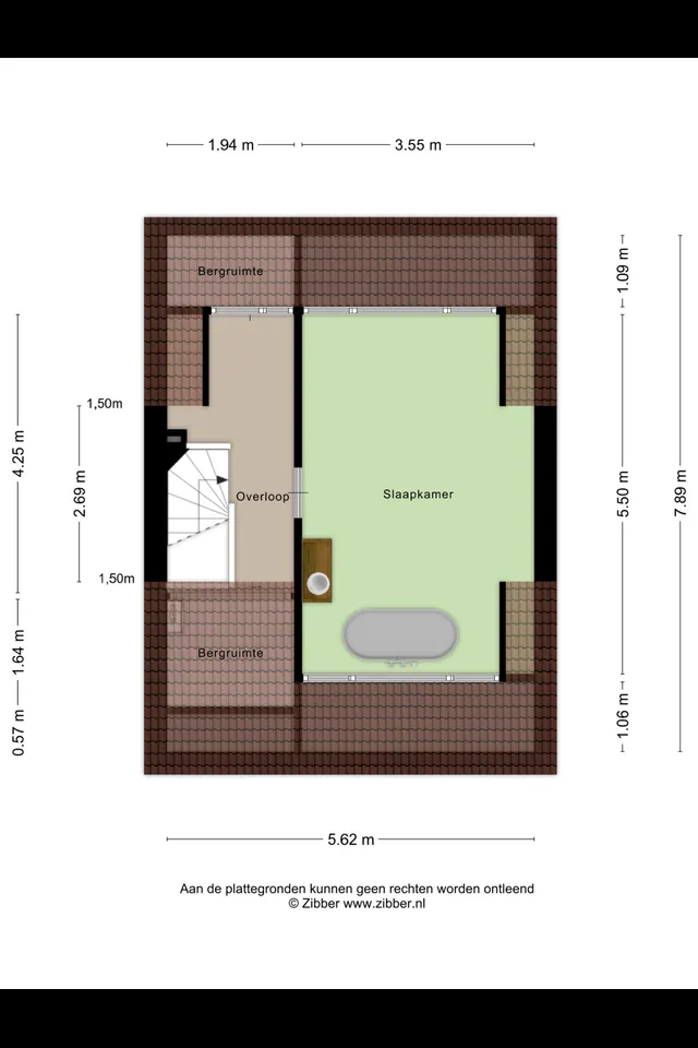 Plattegrond 3 van Stadhouderslaan 2