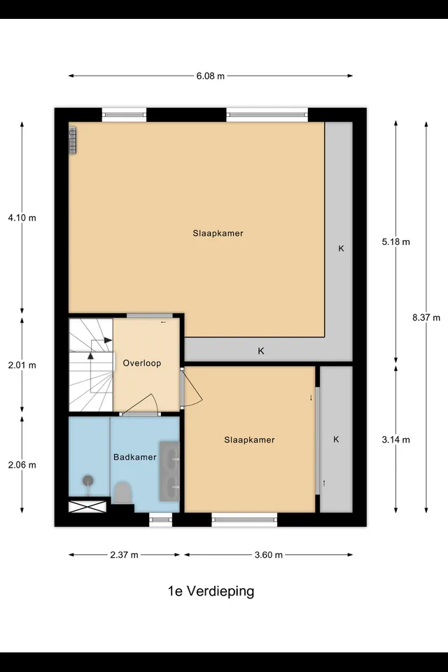 Plattegrond 2 van Staringhof 11
